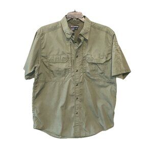 5.11 Tactical Shirt Taclite Pro Ripstop Utility Green Men’s L  Reg 71175 Vented